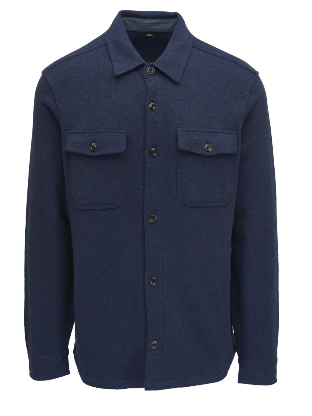 Faherty Inlet Navy Night Mélange Knit CPO Shirt Jacket $198. Size XL